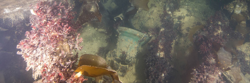 The bell seen lying on its side on the upper deck. 