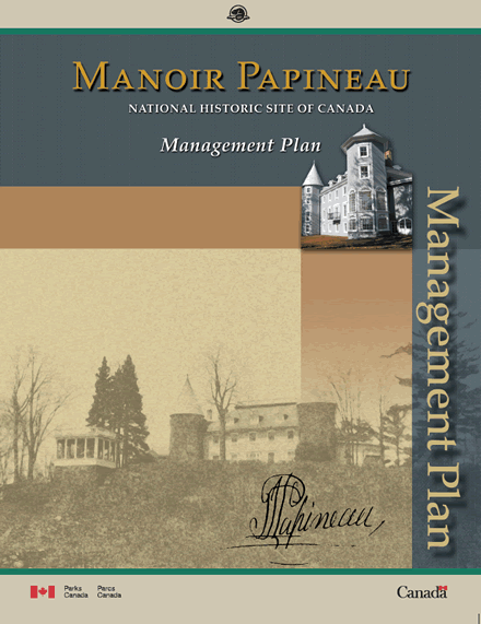 Manoir Papineau National Historic Site Management Plan cover page