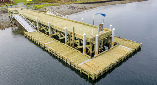 Georges Island wharf