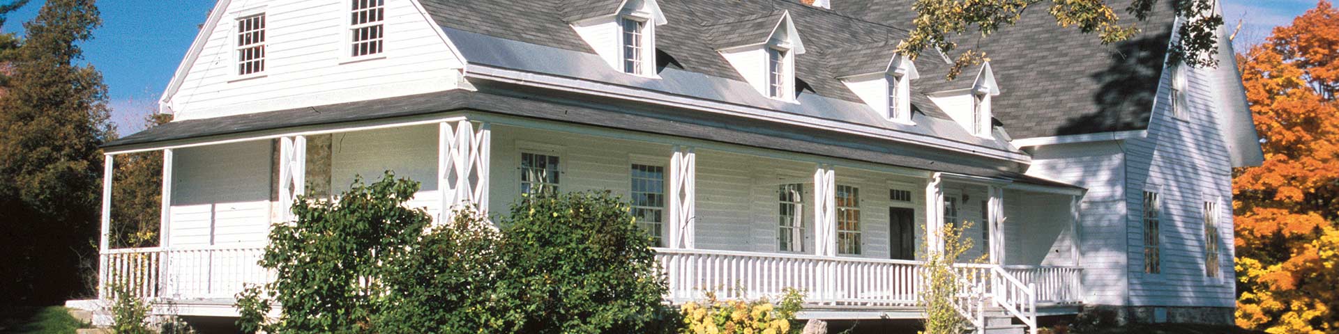 Maison blanche historique.