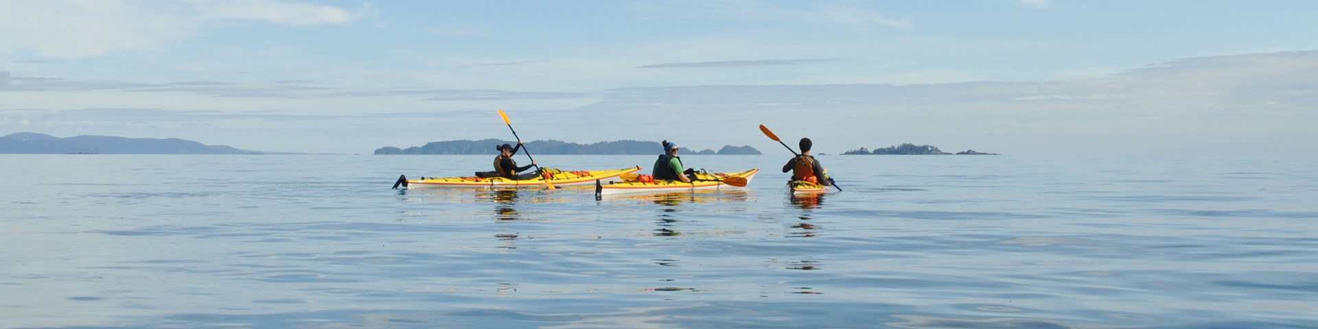 Kayaking in narrows