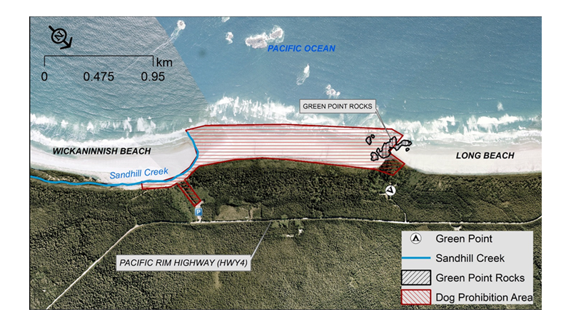 Map of Combers Beach 