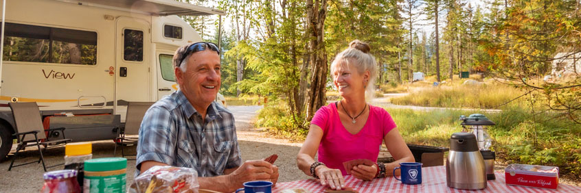 Snowforest Campground in Mount Revelstoke National Park