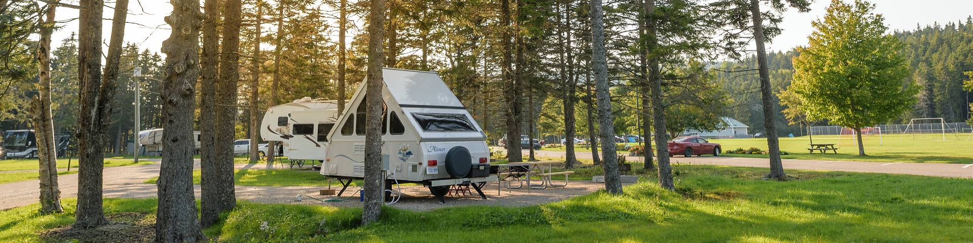 A view of the Cannontown campground