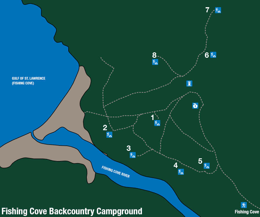 Fishing Cove Backcountry Campground