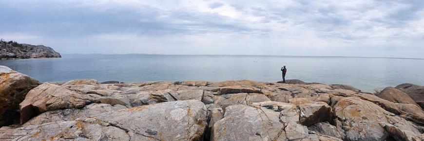 A boat on Lake Superior.