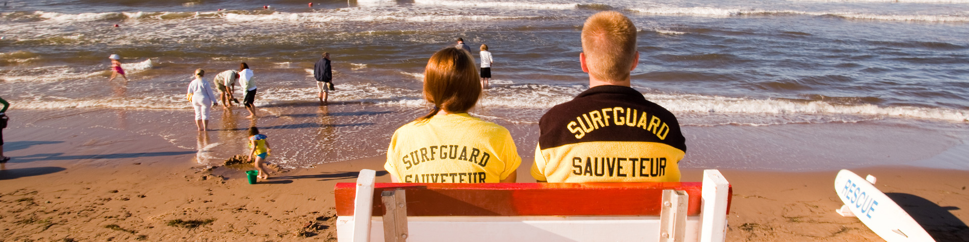 Surfguards at Cavendish Beach